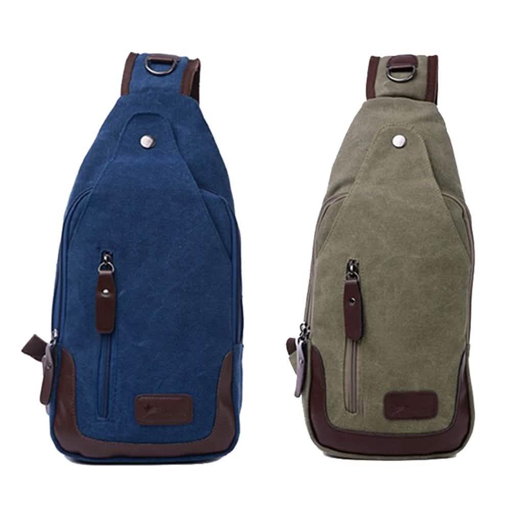 Canvas Shoulder Sling Bag - Assorted Colors