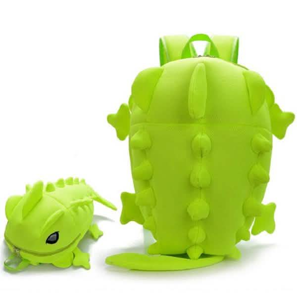 Creative Chameleon Cartoon Backpack