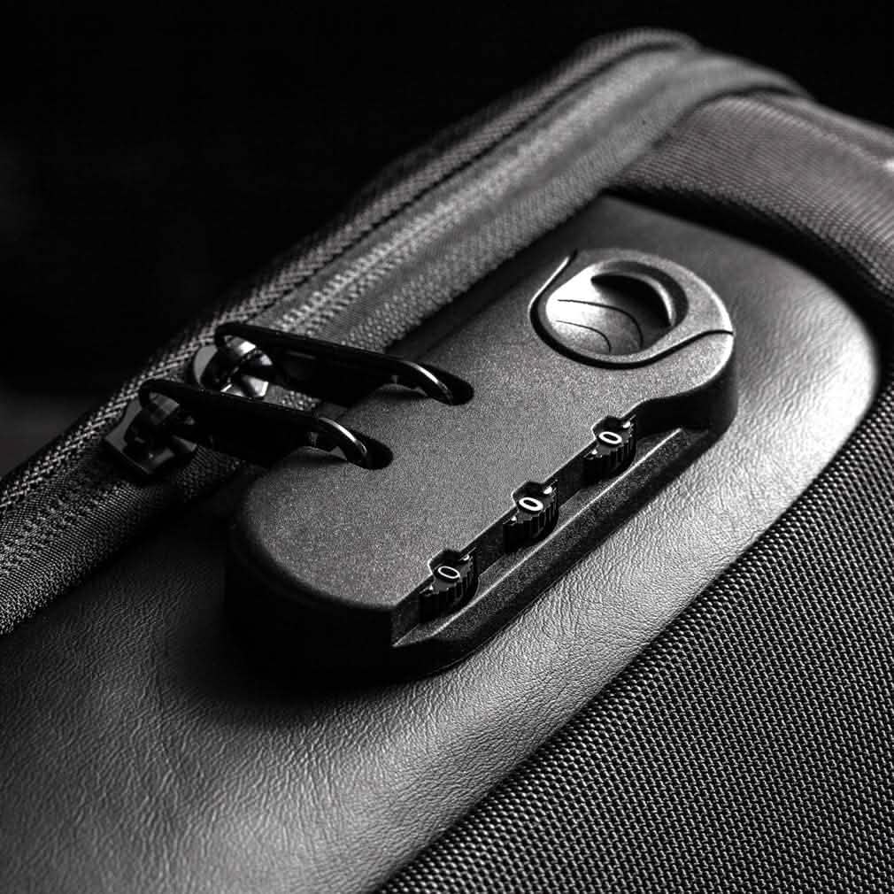 KPYWZER Anti-theft Sling Backpack with USB Charging Port